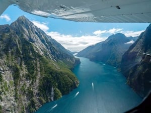 Milford Sound Glacier Flight & Boat Cruise