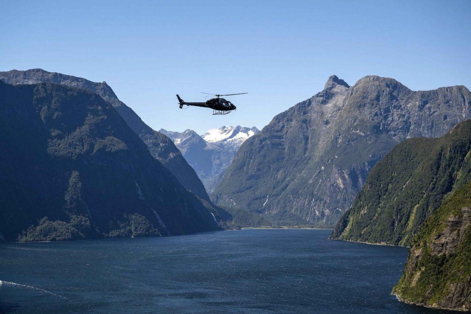 Croisière en hélicoptère dans le Milford Sound + atterrissage à Earnslaw Burn | 5 heures
