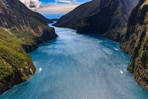 Vol en hélicoptère au-dessus du Milford Sound au départ de Queenstown | 1 h 15