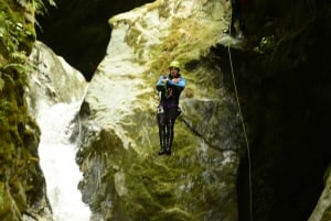 From Queenstown: Mount Aspiring Full-Day Canyoning Adventure