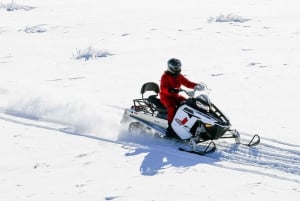Queenstown: Snowmobiling Experience with Helicopter Flight