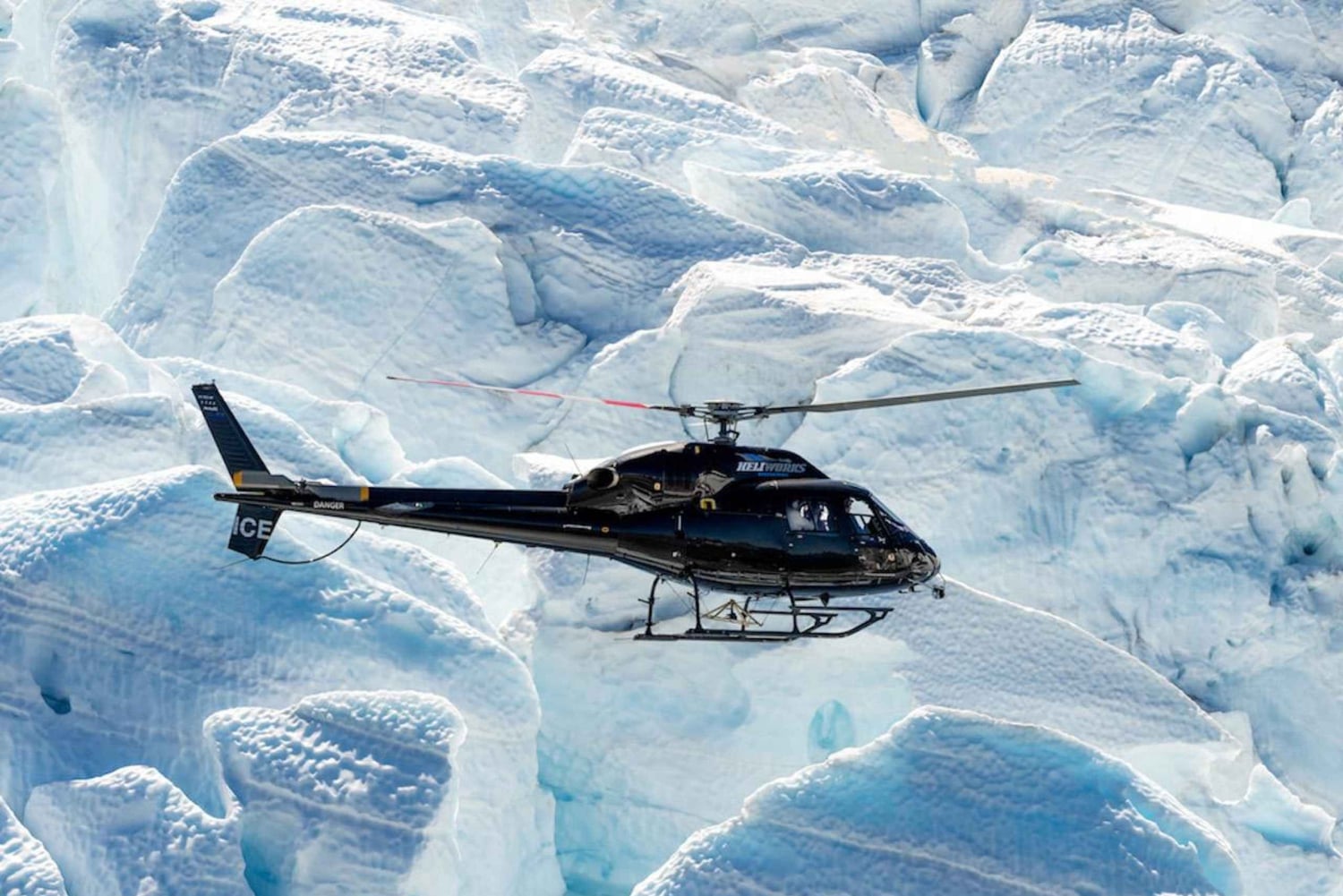 Scenic Blue Ice Glacier Flight from Glenorchy | 40 min