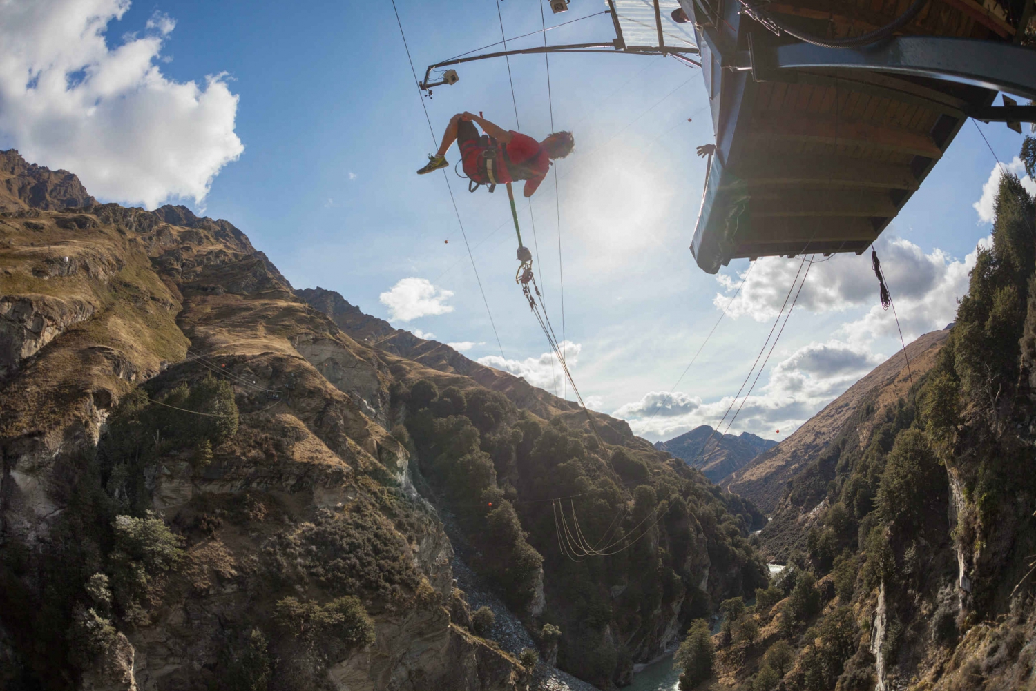 Shotover Canyon Giant Rope Swing in Queenstown My Guide Queenstown