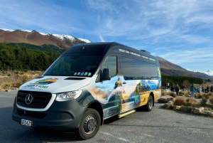 Tekapo til Queenstown via Mt Cook tur i lille gruppe (én vej)