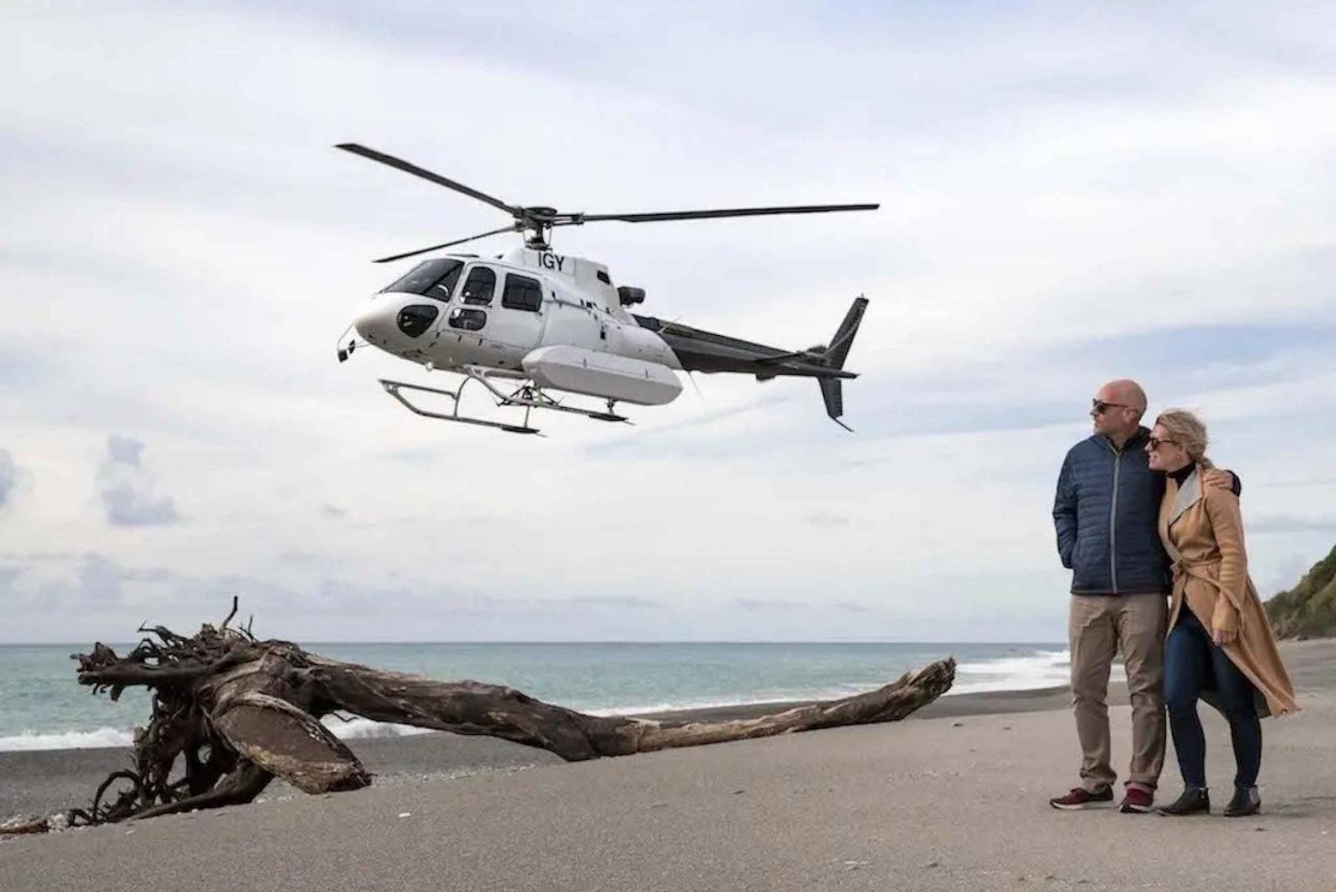 West Coast Beach & Glacier Helicopter Tour