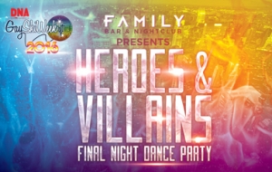 Family Bar presents Heroes & Villains