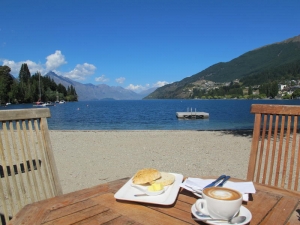 Breakfast on the beach