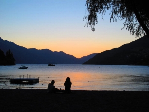 Sunset from the beach