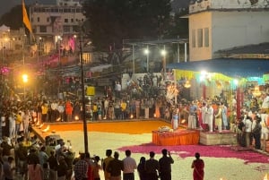 Passeio a pé à tarde com pôr do sol e Arti - A rota de Pushkar