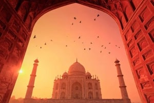 Agra:- Voorrangstoegang Taj Mahal privétour
