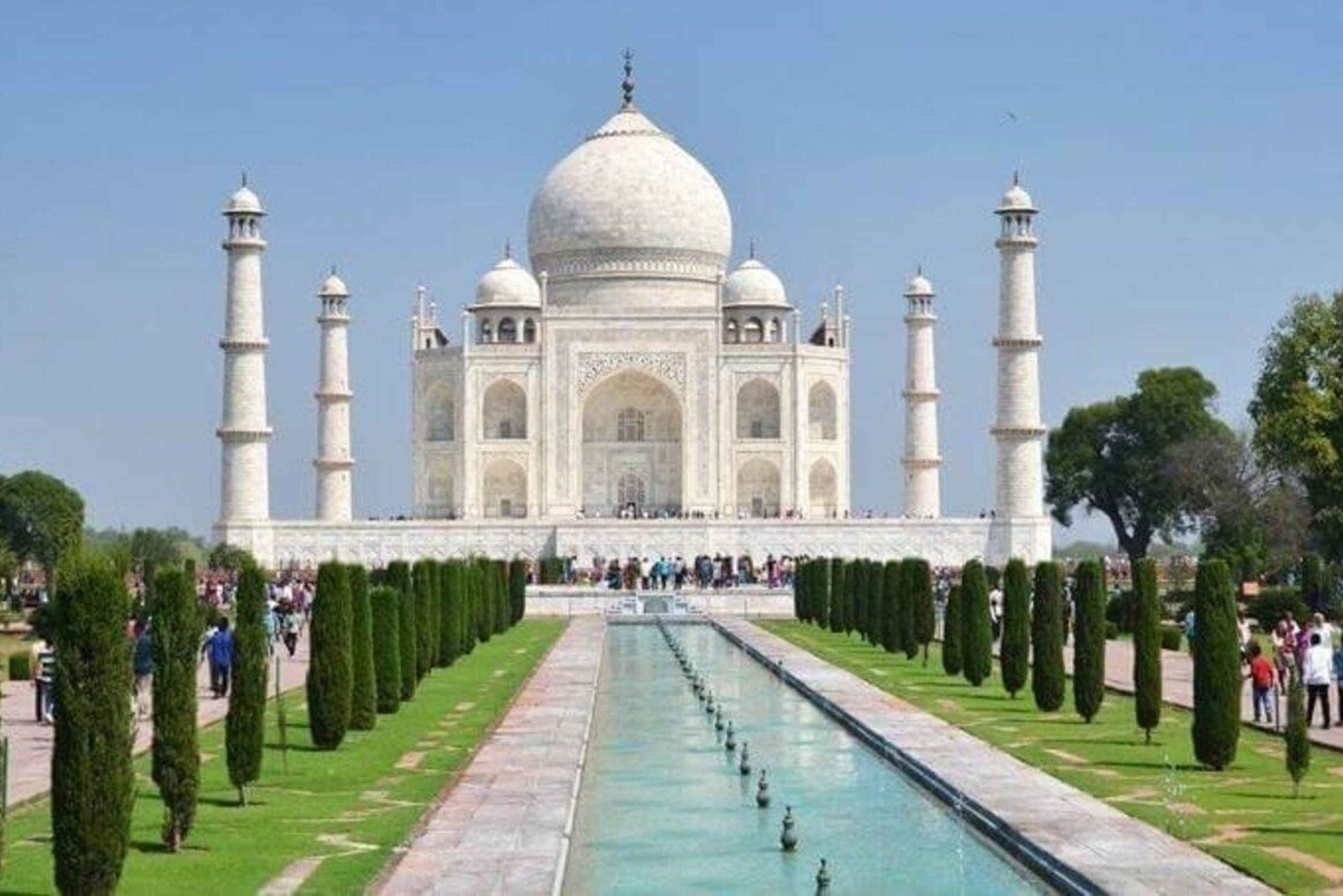 Agra: Inträdesbiljett till Taj Mahal för utlänningar och indier