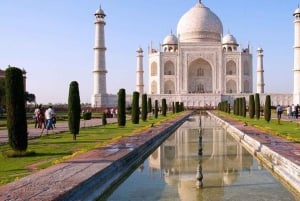 Agra: tour all'alba e al tramonto al Taj Mahal con servizio di prelievo in hotel