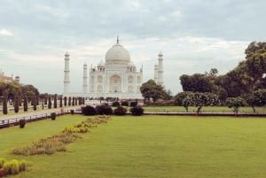 Agra: tour all'alba e al tramonto al Taj Mahal con servizio di prelievo in hotel