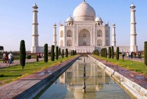 Agra: tour all'alba e al tramonto al Taj Mahal con servizio di prelievo in hotel