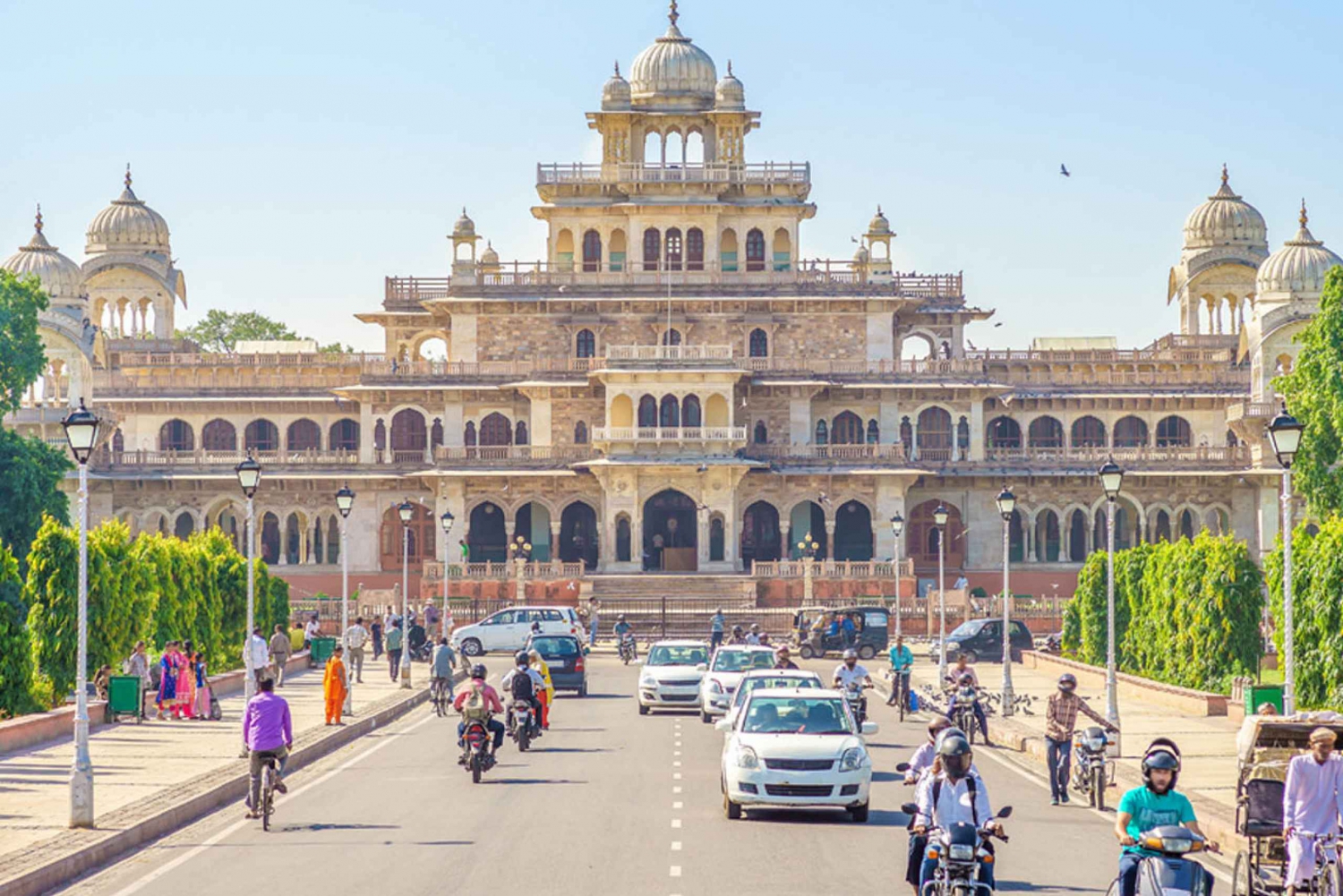Agra til Jaipur drosje via Fatehpur Sikri & abhaneri stepwell