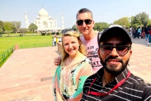 Från Delhi: Taj Mahal, Agra Fort Dagstur med supersnabbt tåg