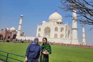 Von Delhi: Taj Mahal, Agra Fort Tagestour mit dem Superschnellzug