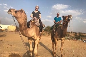 En oförglömlig kamel- och jeepsafari, måltid i Osian Villlage