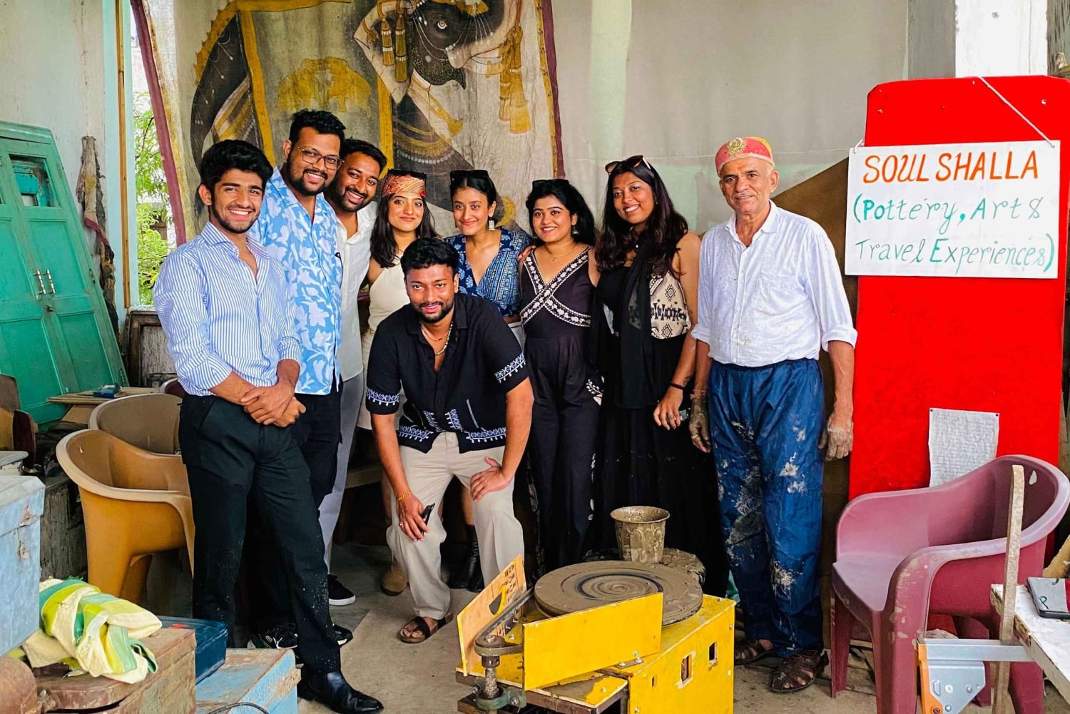 Autentyczne warsztaty garncarskie w Udaipur, Radżastan