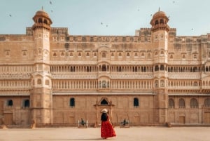 Bikaner heldagssightseeing med Junagarh Fort och tempel
