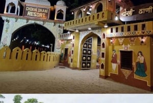 Jaipur aftentur Chokhi Dhani landsbykultur med middag