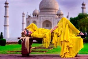 Agra Heritage & Spiritual Bike Tour med Royal Enfield