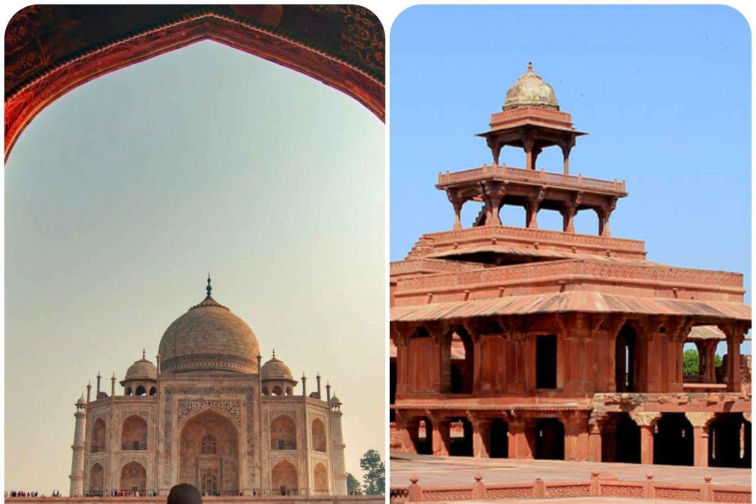 Delhi: Alt inklusive Taj Mahal Agra-tur med Fatehpur Sikri