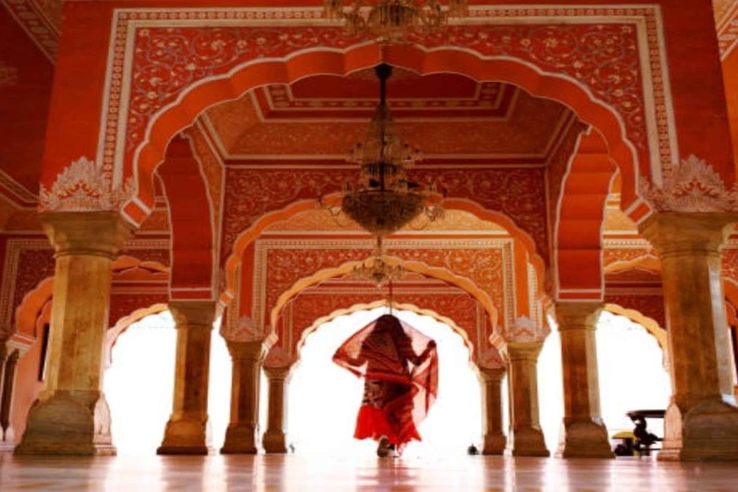 Delhi: Dagstur til Jaipur Amber Fort med transport til byens palads