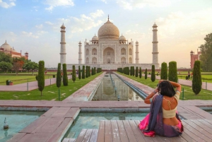 Delhi: Priavte Taj Mahal & Agra Tour By Gatimaan Train