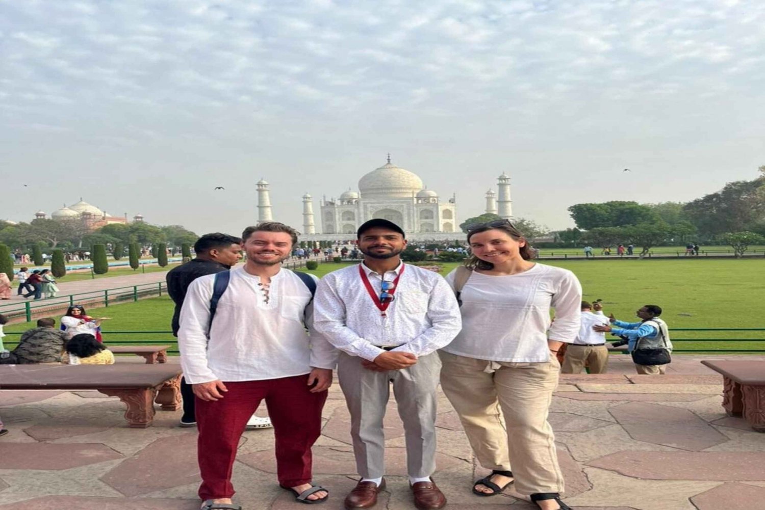 Delhi: tour privato di Taj Mahal e Agra in treno Gatimaan