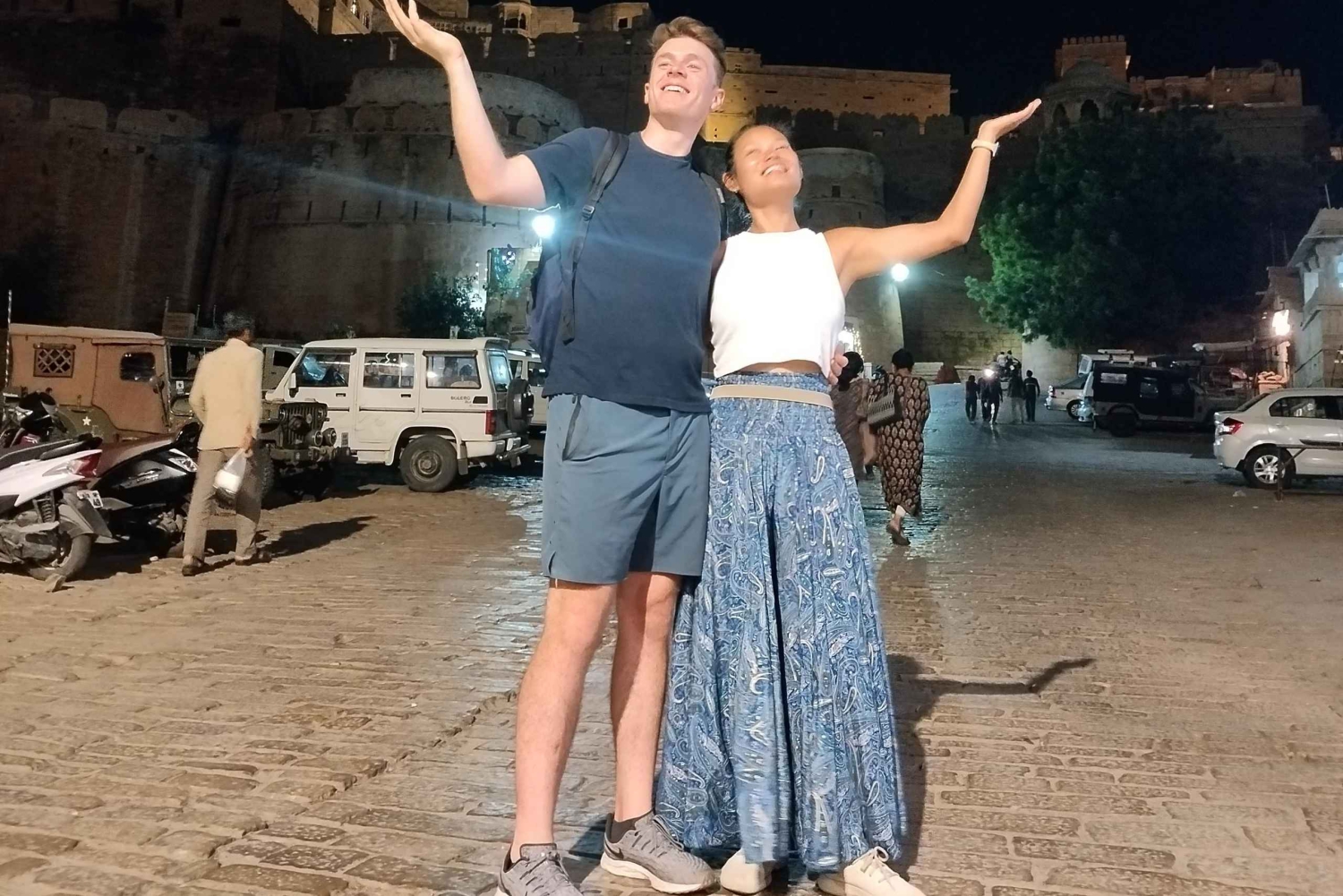 Explora Jaisalmer de Noche (Visita guiada a pie de 2 horas)