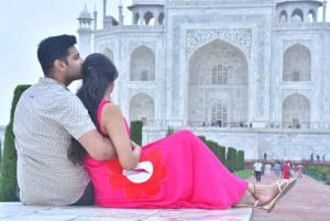 Från Agra: Guidad tur till Taj Mahal, Agra Fort och Baby Taj