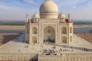 Skip-The-Line Taj Mahal och Agra Fort privat rundtur