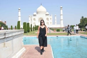 Da Delhi: tour privato di 2 giorni con pernottamento al Taj Mahal e Agra