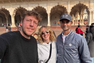 Au départ de Delhi : visite privée de 2 jours avec nuitée au Taj Mahal et à Agra