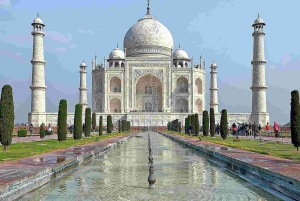 Desde Delhi: tour guiado de 4 días por el Triángulo Dorado en coche