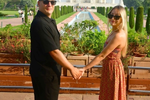 Vanuit Delhi: all-inclusive dagtour naar de Taj Mahal en het fort van Agra