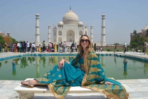 Depuis Delhi : visite du Taj Mahal et d'Agra en train express Gatimaan