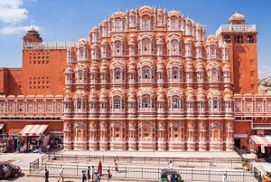 Fra Delhi: Dagstur til Jaipur med hotellhenting