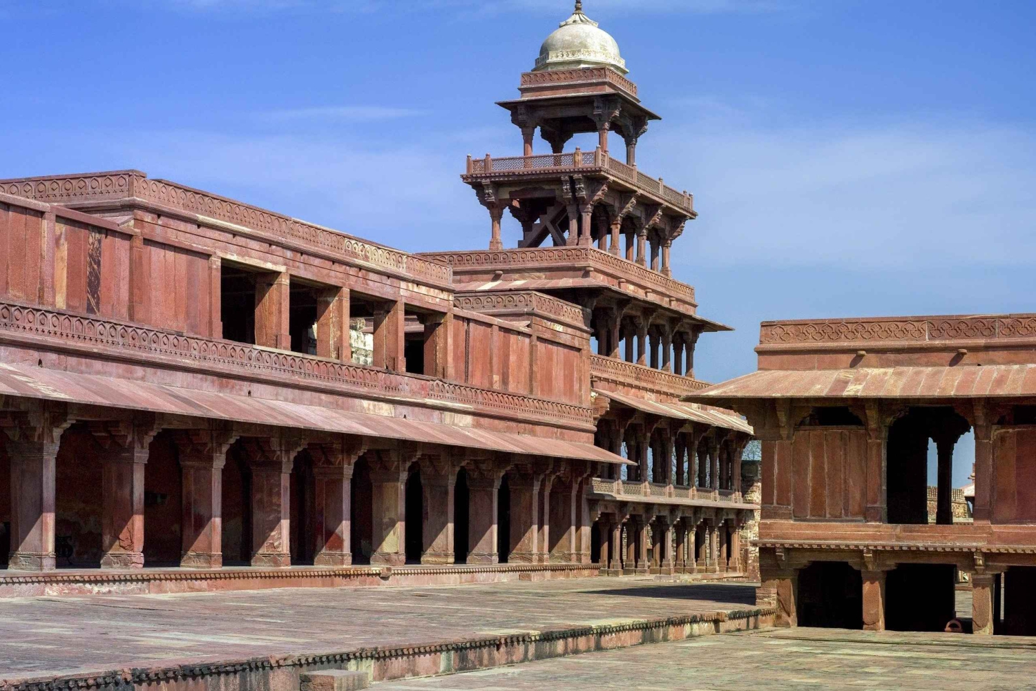 Desde Delhi: tour de 1 día al Taj Mahal, el fuerte y Fatehpur Sikri