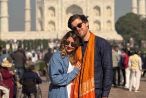 Von Delhi: Goldenes Dreieck-Tour mit Rishikesh + Jim Corbett