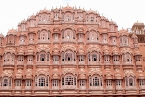 Från Delhi: Jaipur guidad stadsrundtur med bil