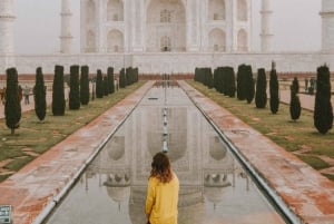 Taj Mahal-tur fra Delhi med inngangsbillett