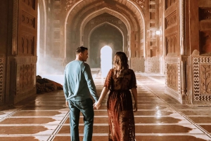 Da Delhi/jaipur:- Tour di un giorno del Taj Mahal e di Agra in auto