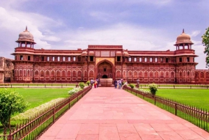 Da Delhi/jaipur:- Tour di un giorno del Taj Mahal e di Agra in auto