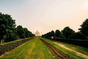 Fra Delhi/Jaipur: Dagstur til Taj Mahal og Agra med transport