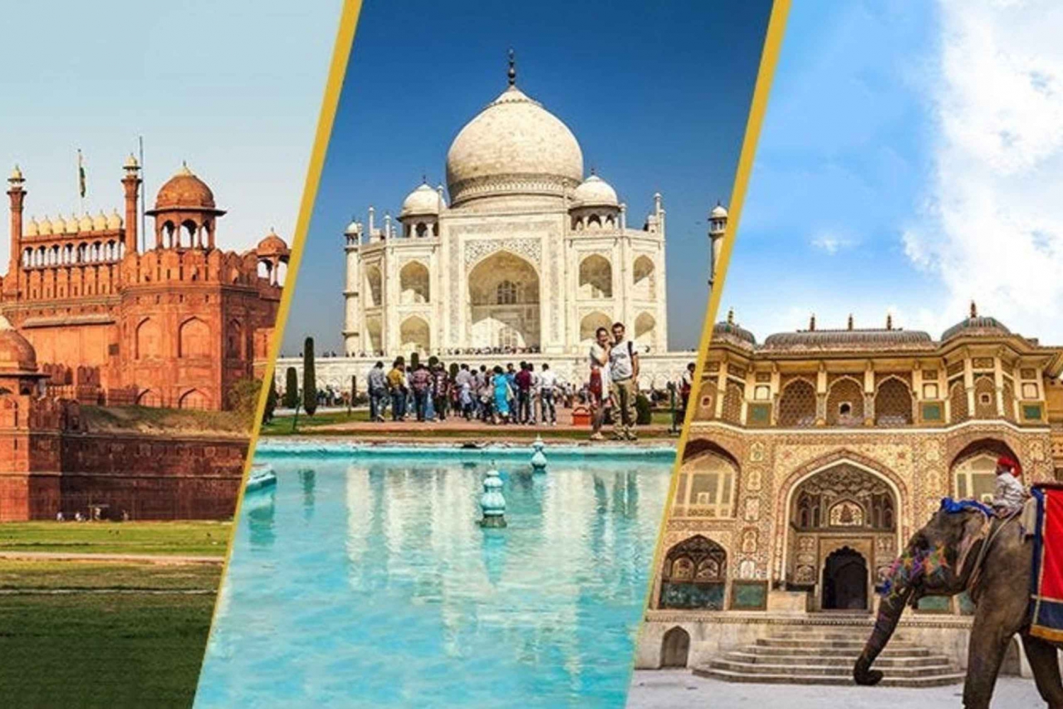 Fra Delhi: Privat 3-dages tur i Den Gyldne Trekant med hoteller