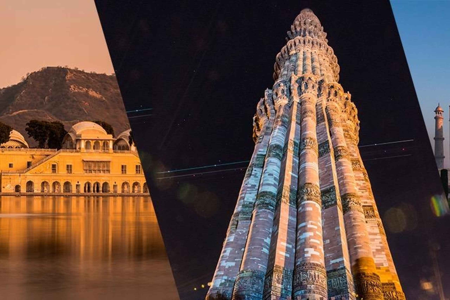 Delhistä: Yksityinen 3 päivän Kultainen kolmio -kierros hotelleilla