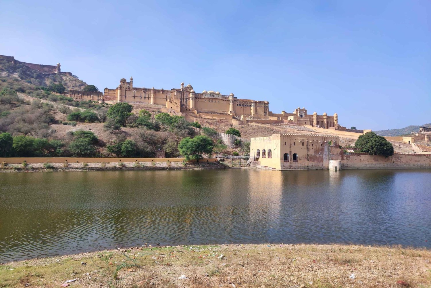 Delhistä: Yksityinen Jaipur & Amber Fort opastettu kierros autolla