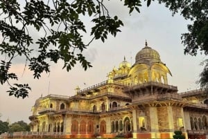 Vanuit Delhi: een hele dag bezienswaardigheden in Jaipur met gids